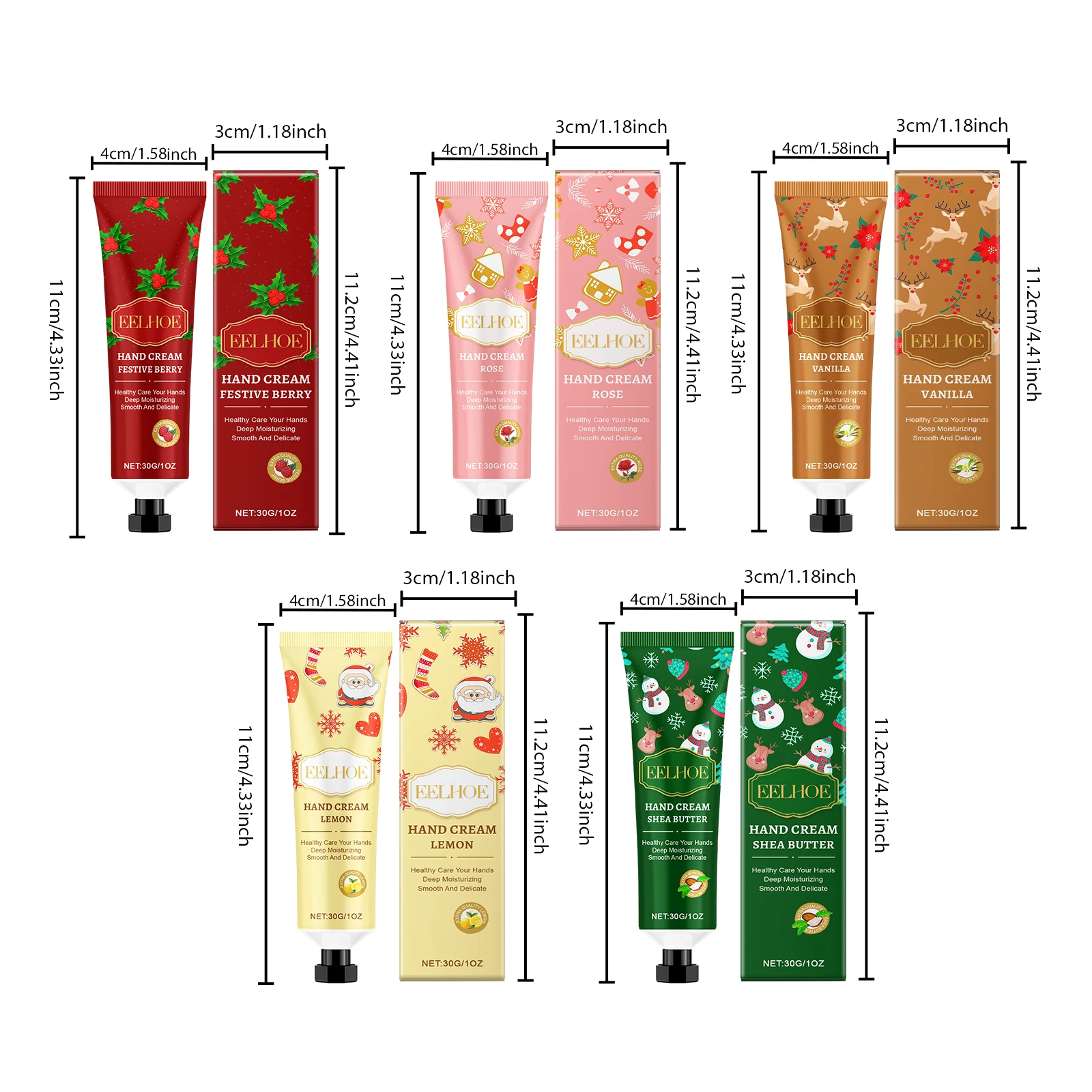 زبدة الشيا ترطيب كريم اليد جوهر النبات كريم اليد الخريف والشتاء ترطيب وإصلاح هدية الكريسماس اليد Cr