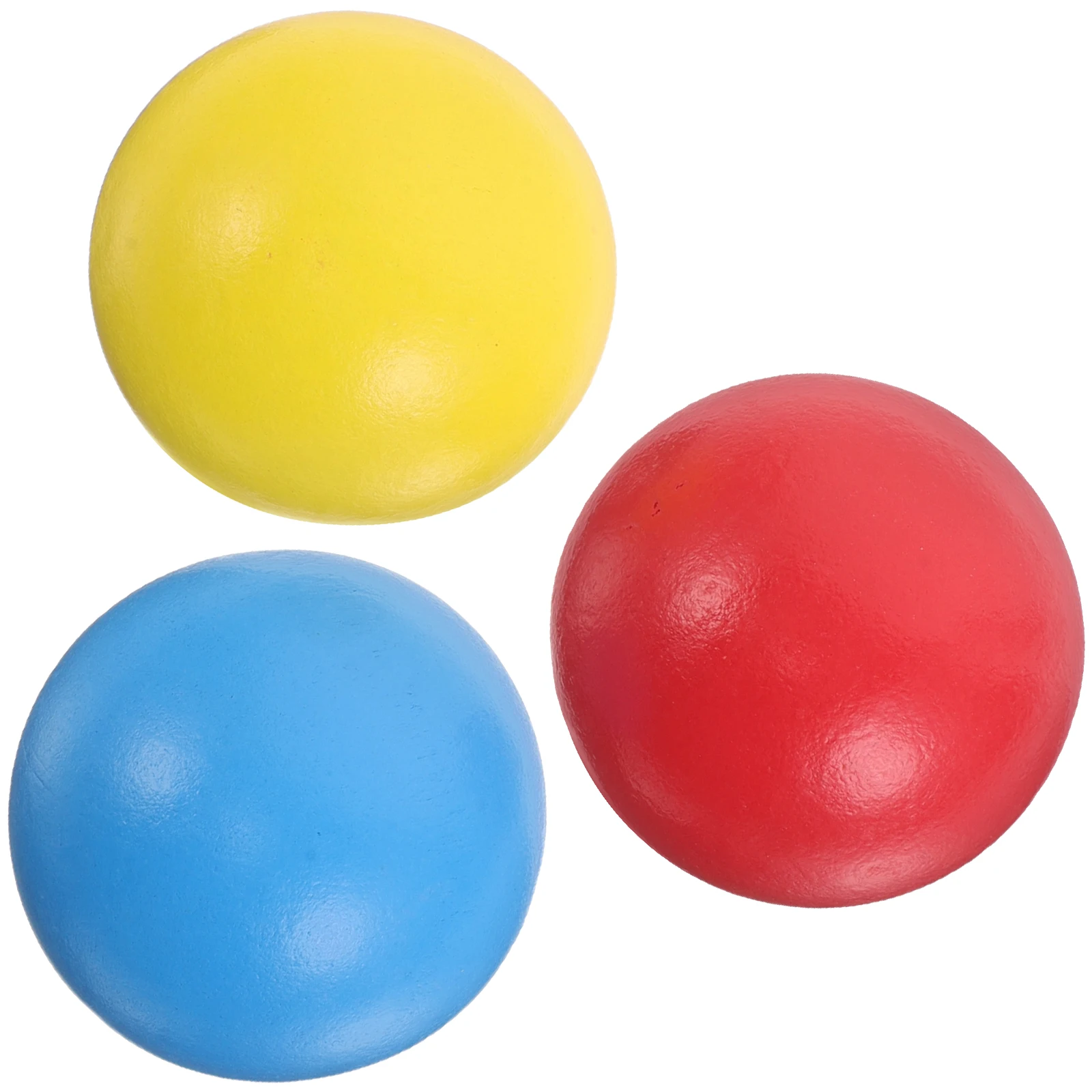 

3 Pcs Croquet Suit Craft Supplies Solid Wood Backyard Games for Kids Balls Babies Replacement Toddler