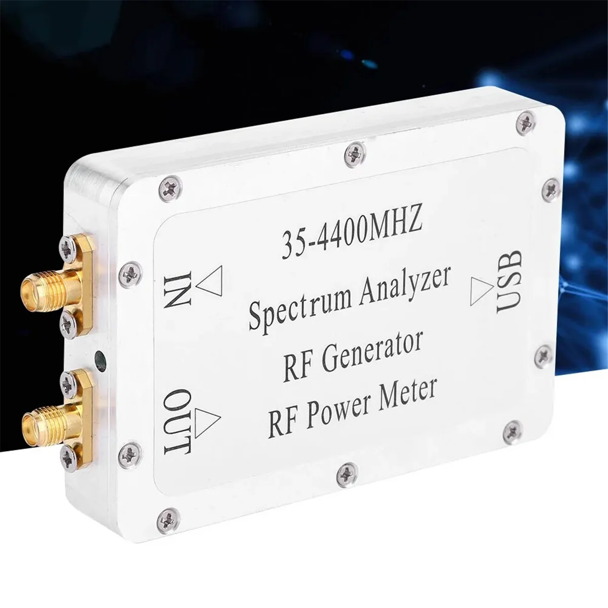 35-4400MHz Spectrum Analyzer CNC Aluminum Alloy Shell Sweep Source Power Meter