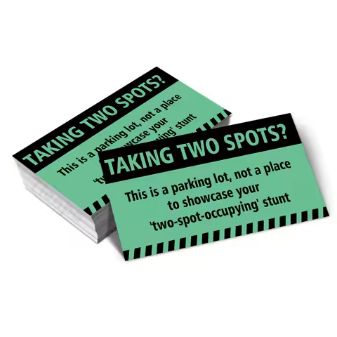50pcs,Parking Violation Cards, Funny Parking Violation Cards 3.5 x 2 inch Parking Violation Cards, Funny Parking Violation Cards