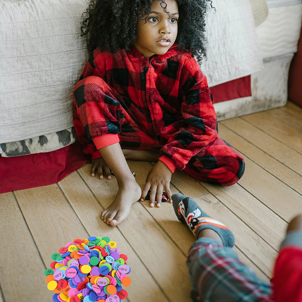 Disques numériques de valeur de plaquette, 320 pièces, disques mathématiques, lieu d'apprentissage, jouets éducatifs pour enfants, numéro arithmétique