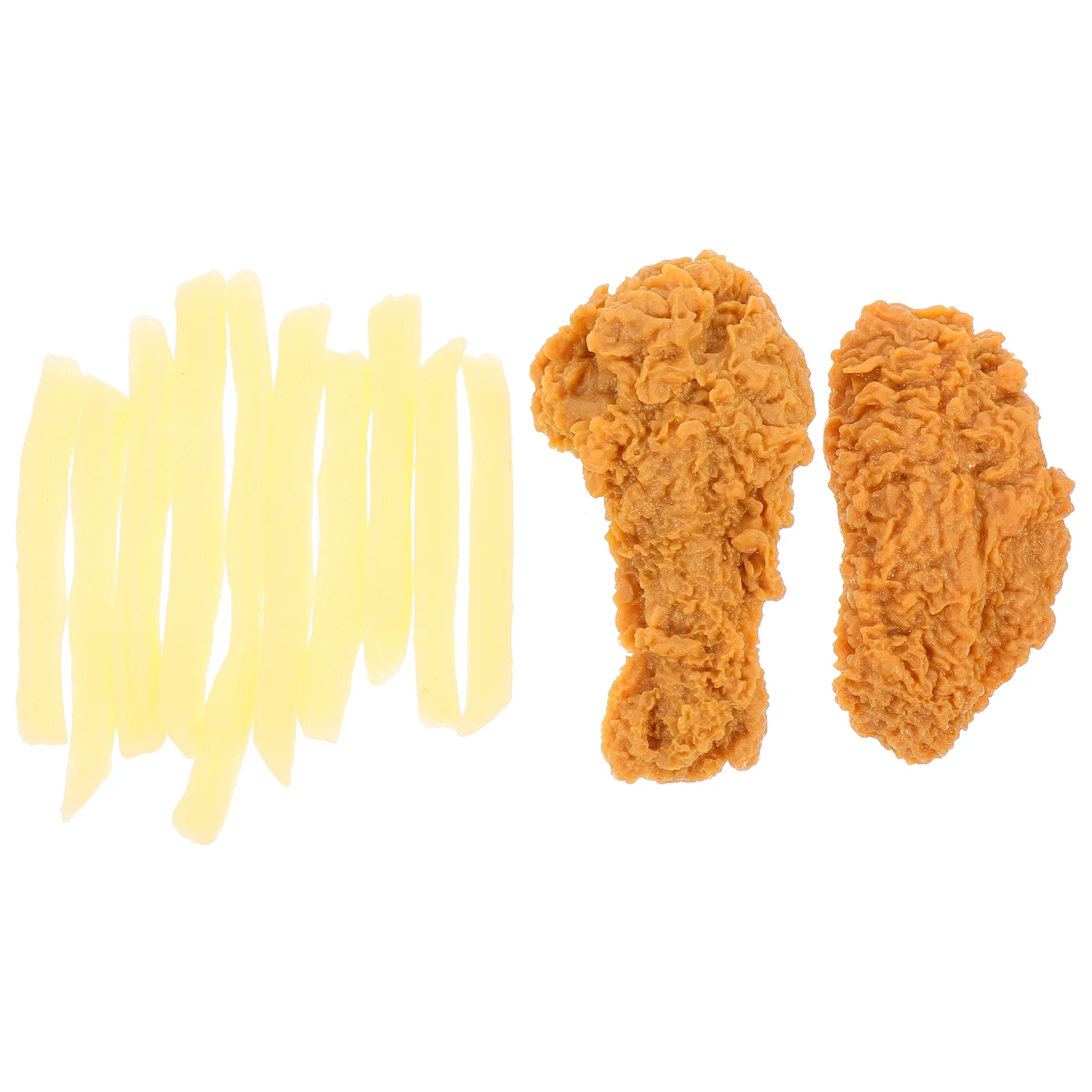 

1 Set Simulated Food Model Fake French Fries Model Chicken Wings Chicken Legs Model Simulation Chicken Legs Model