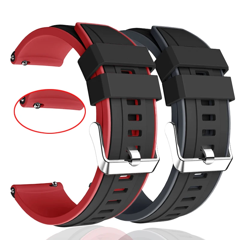 22mm Silicone Band For Xiaomi Watch 2 Pro Quick Release Strap For Xiaomi Watch S4 S3 S2 S1 Mi Color 2 Sport Bracelet Watchband