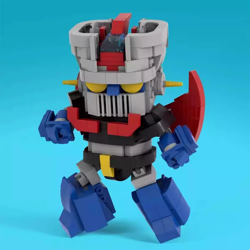 MOC Heißer Anime Dämonengott Z Film Actionfigur Allmächtiger Roboter Baustein-Set Mech-Modell DIY Kinder-Montage-Spielzeug Geburtstagsgeschenk – Detail 1