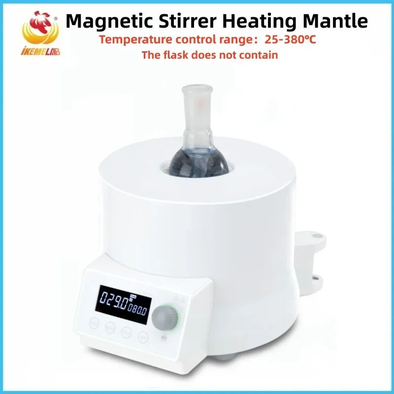 WEIAI LCD Digital Magnetic Stirrer Heating Mantle 500/1000/2000ml Lab Distillation Purification Reflux Extraction Heating Mantle