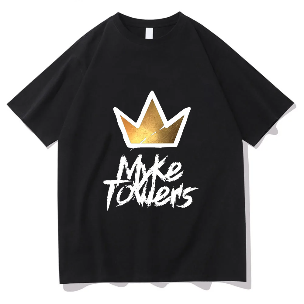 Myke Towers T-shirt Graphic Printing Gothic Hip Hop Tee-shirt Short Sleeve Cotton Retro Tshirt Ropa Hombre O-neck Fashion Tops