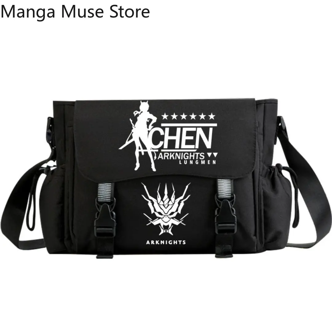 

Arknights Lappland Texas Exusiai Anime Shoulder Bag Canvas Crossbody Bag Ita Bag Cosplay Cartoon Resistant Handbag Gift Xmas