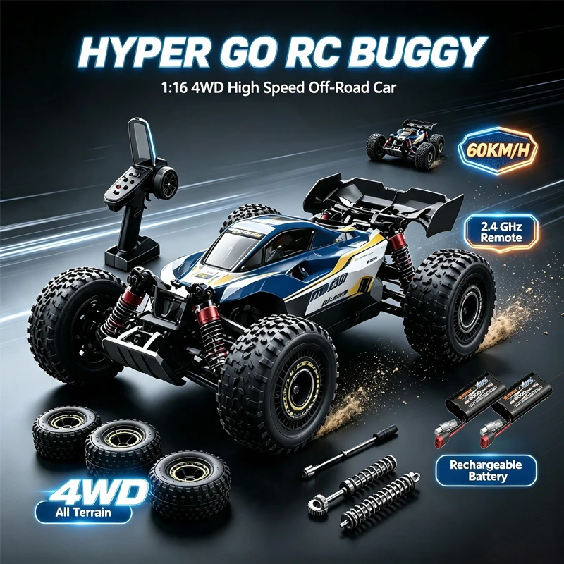 MJX Hyper Go 16213/16218/16212 Rc Car Brushless High-Speed 4WD Remote Control Off-Road Truck Big Wheel Truck Rc Cars for Adults