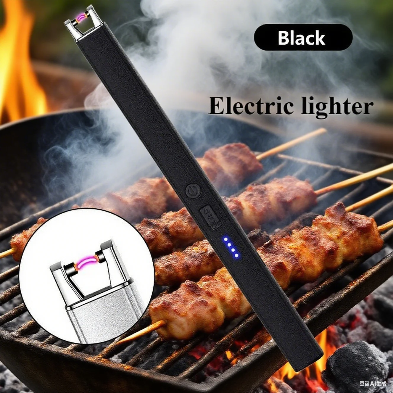 

Type-C Rechargeable Electric Portable Arc Lighter Home Candle Gas Stove Pulse Plasma Windproof Flameless Safety Ignition Gun