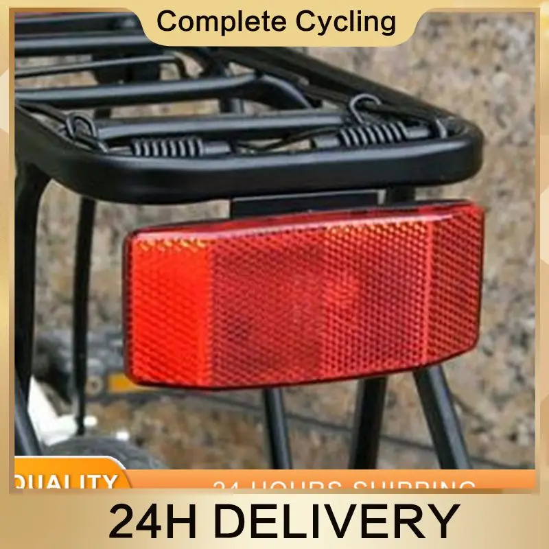 Back Reflective Board Mountain Bike Safety Caution Warning Ciclismo Bicycle Rack Tail Reflector Cycling Bike Rear Panier Light