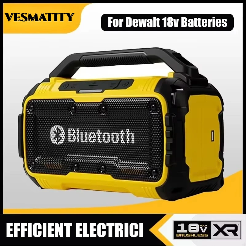 Bluetooth Bluetooth Speaker USB Type-C Port Charge Waterproof Loudspeaker Stereo Surround Tools For 18V-20V  Battery - Aliexpress Deal