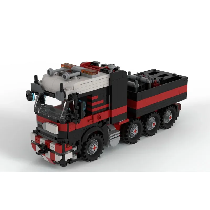 MOC- 150068   Kleines Vorschaltgerät, Traktor, Baustein, Modell 719, Teile, MOC, kreativer Junge, Kinder, Weihnachtsbaustein, Spielzeug, Geschenk