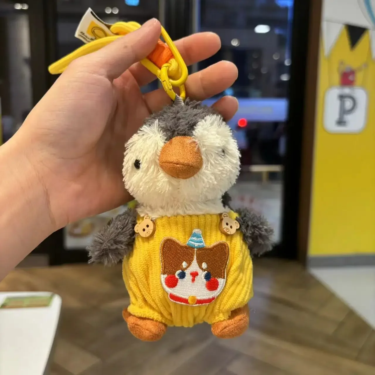 Stuffed Animals Plush Creative Cartoon Peanut Penguin Plush Pendant Backpack Pendant Kawaii Penguin Brithday Gift for Friend