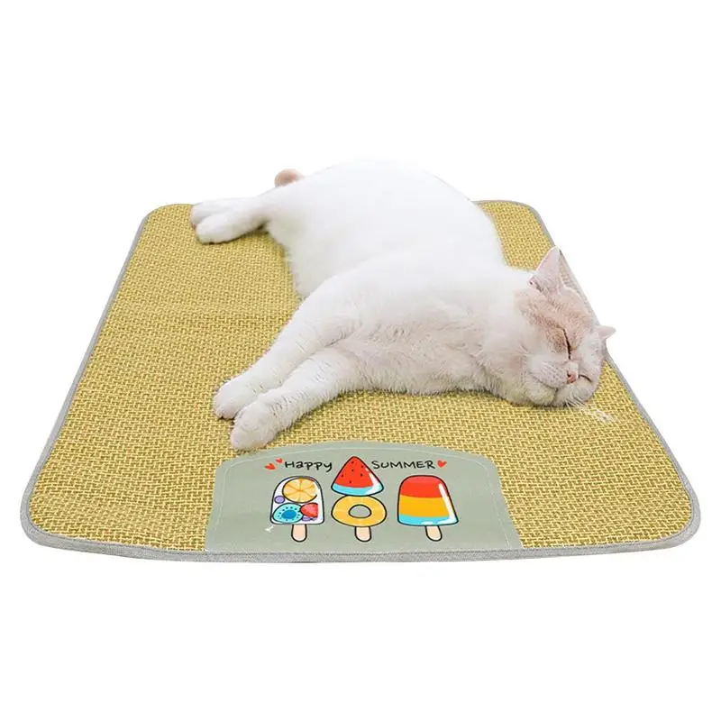 

Dog Mat Cooling Summer Pad Mat Waterproof Puppy Bed Dogs Cat Blanket Sofa Portable Breathable Cats Pad Summer Pet Supplies