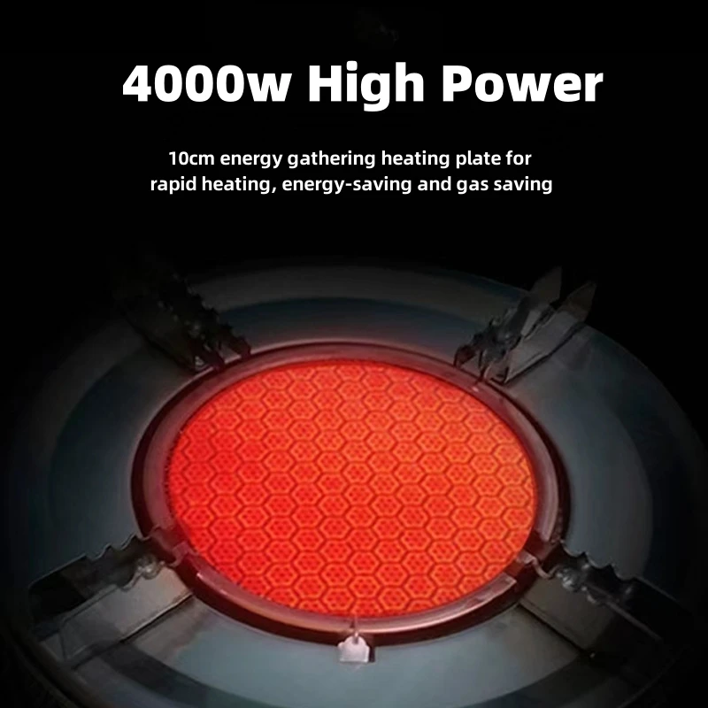 Portable Camping Gas Stove Folding Cassette Stove Lightweight Windproof High Power Picnic Gas Stove New Camping Equipment