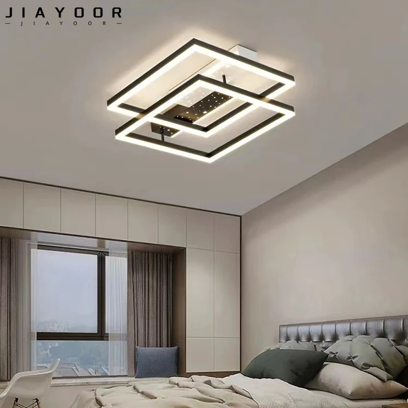 Plafonnier LED au design moderne luxueux, luminaire décoratif d'intérieur, idéal pour un salon, une chambre à coucher ou une cuisine