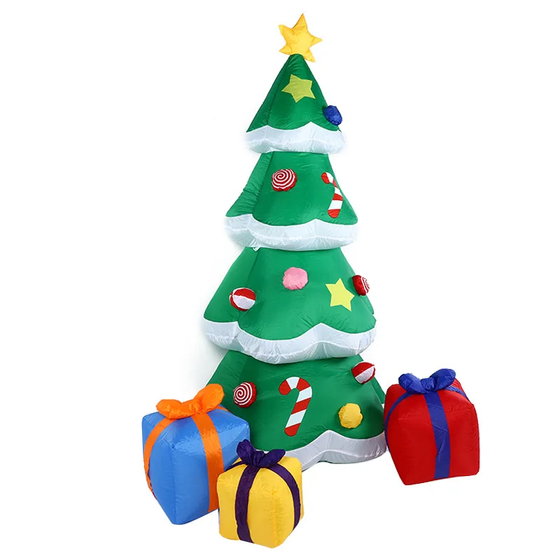 

Cross-border hot-selling Christmas air mold courtyard decoration luminous inflatable gift inflatable