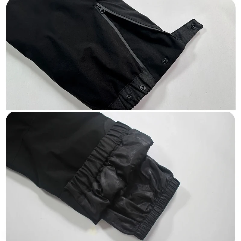 2025 pantalones de esquí femeninos cálidos al aire libre invierno mujeres babero pantalones de nieve montaña impermeable deporte mujer ropa de Snowbord