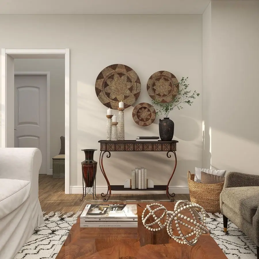 

Metal Decorative Vase Tall Centerpiece Vase with Attached Metal Stand and Intricate Design, Flower Vase for Home Decoration 9 x