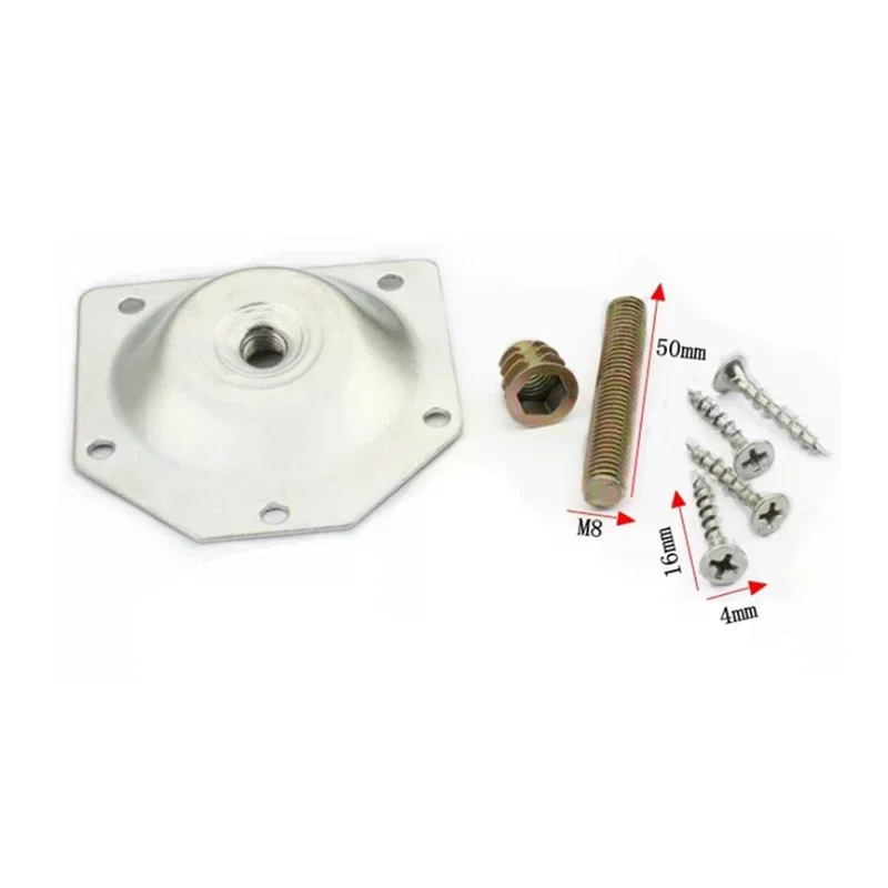 Angled Legs Fixing Plate Bracket Furniture Table Feet Set Screws Wood Connecting High Qual