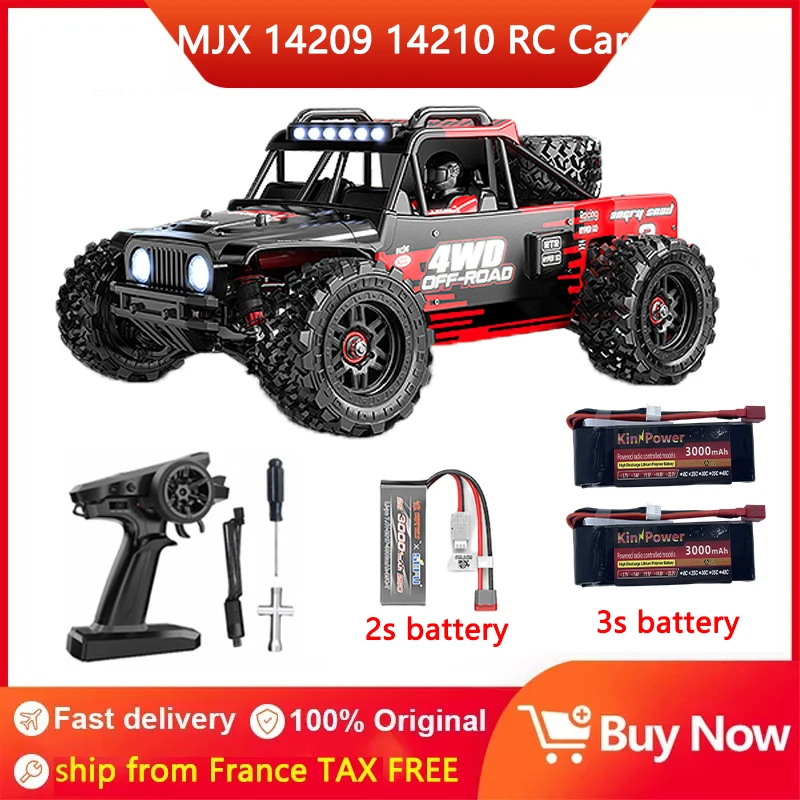 14209 14210 V2.0 Brushless RC Car Professional Remote Control Off-road Racing High Speed Electric Toy Truck for Kids