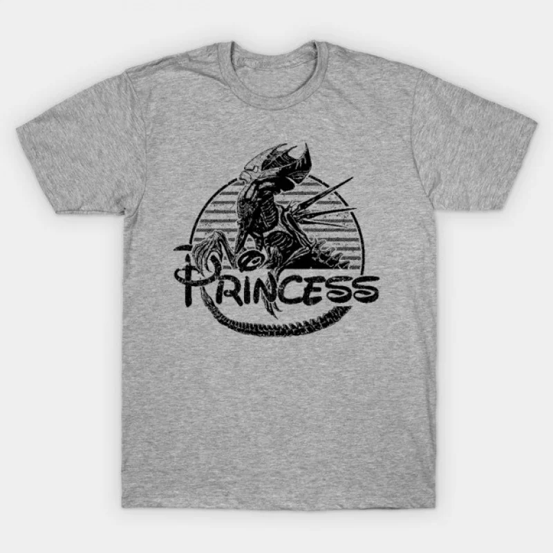 

Princess 0412 Xenomorp Horror movie Weyland Sci-Fic Alien Gift T-Shirt 100% cotton Short Sleeve Graphic clothes All size tops