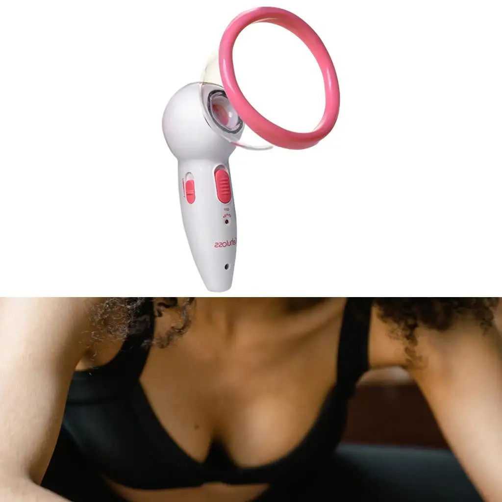 Electric Chest Massager Breast Massor Rechargeable Ergonomics for Women Enhancer Electric Vacuum Breast Machine Gua