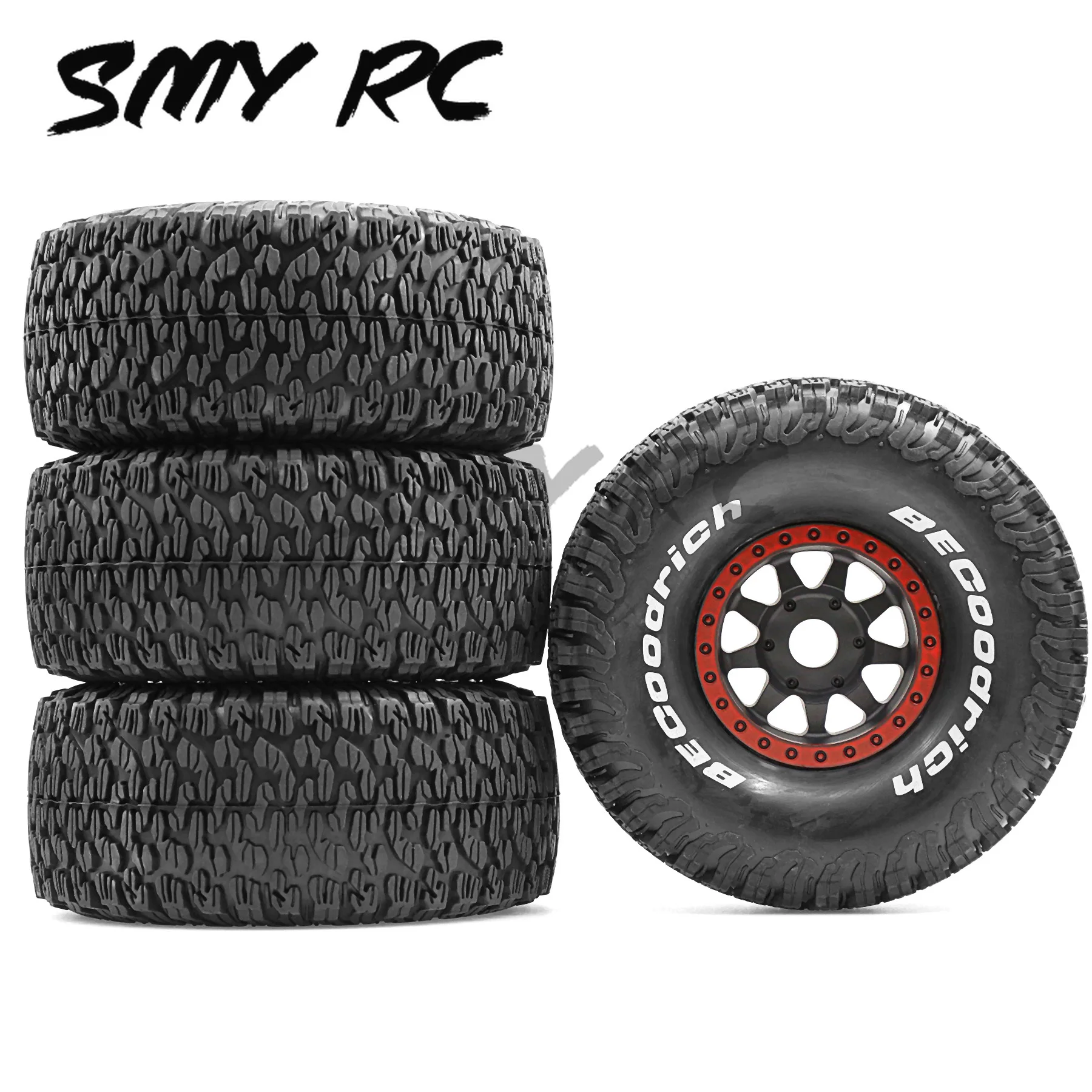4Pcs 1/7 1/8 Desert Short Course Truck Tire 135mm OD 17mm Hex for ARRMA Mojave TRAXXAS UDR Yikong DF7 FS Buggy RC
