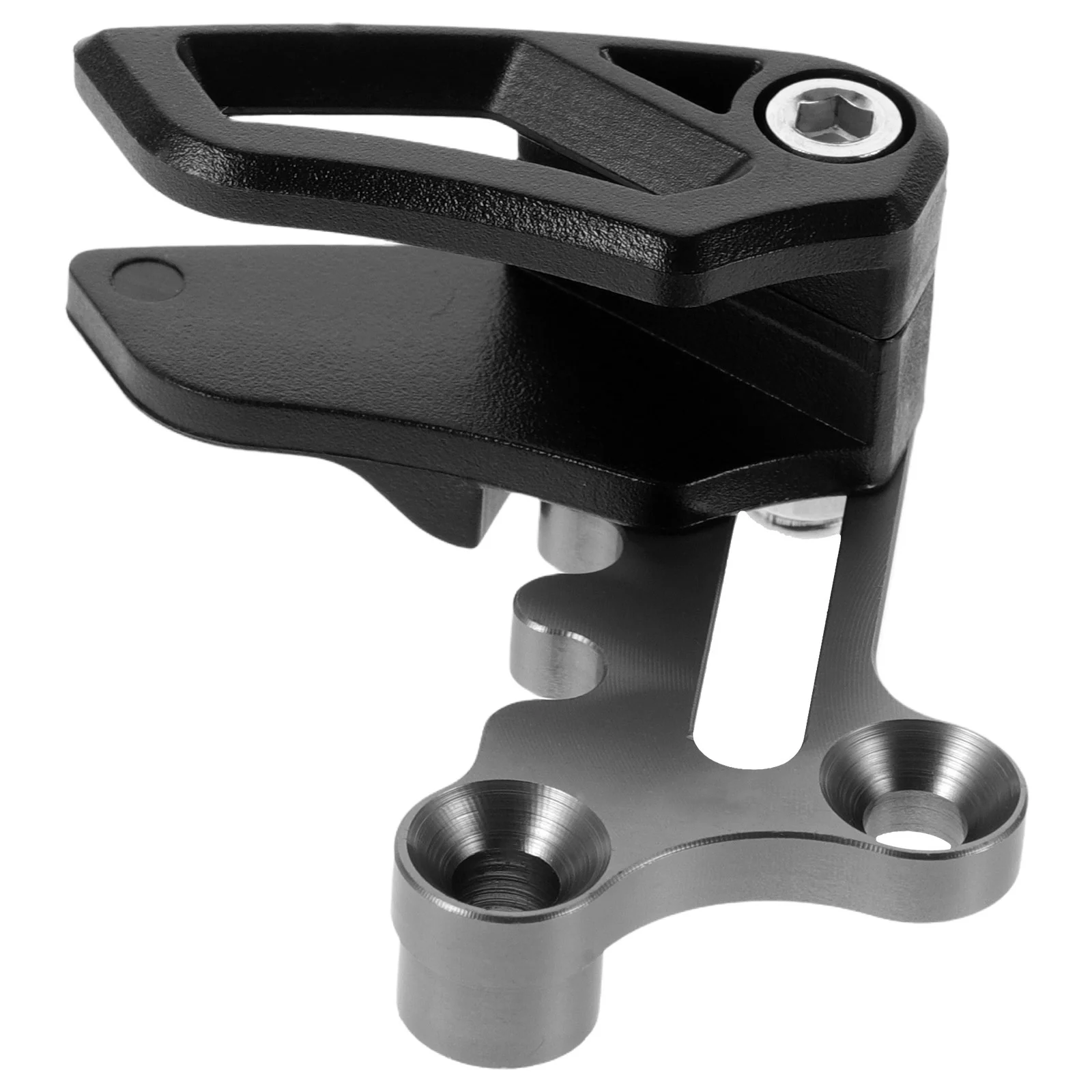 

Bike Chain Tensioner Aluminium Alloy 26T-36T Black Single Plate Bracket Stabilizer for Mountain Bicycle Drivetrain