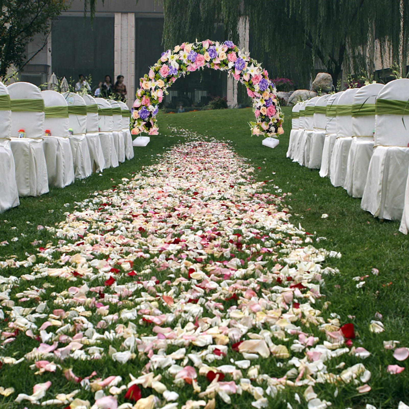 

1Set Balloon Arch Stand Adjustable Arch Kit Steel Frame Easy Assemble Party Decoration Water Fillable Base Birthday Wedding