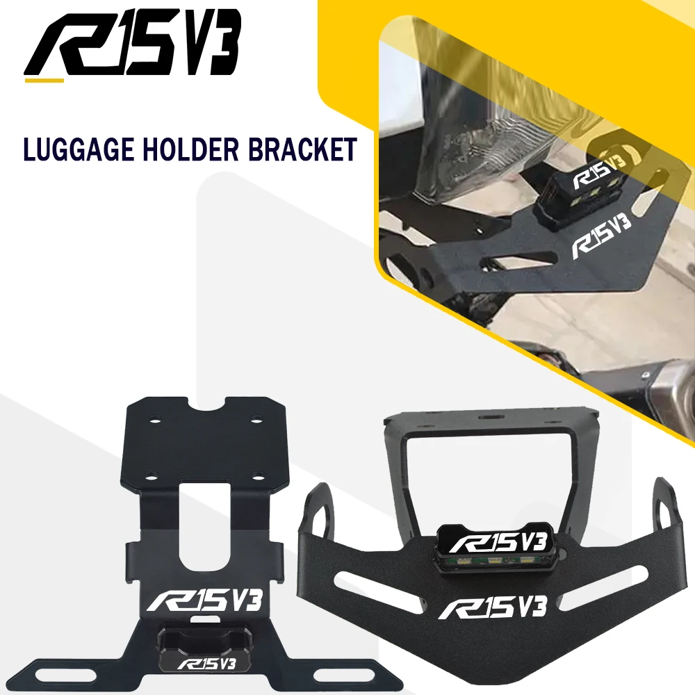 

For YAMAHA YZFR15V3 YZFR15 YZF-R15 V3 2017 2018 2019 2020 YZF R15 V3 Motorcycle License Number Plate Holder Frame Bracket