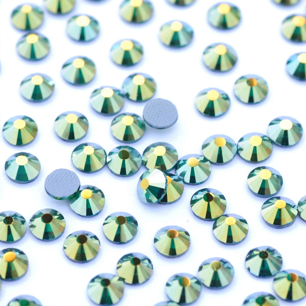 SS16 SS20 SS30 Mehrfarbige AB Hotfix Strasssteine mit Super-Glitzer-Effekt zum Aufbügeln auf Stoff und Kleidung – Detail 4