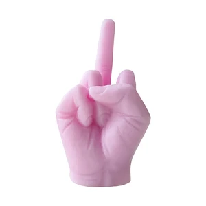 الشموع المعطرة على شكل إصبع الأوسط ، الشموع الإبداعية العالمية ، هدايا ملتوية مضحكة متينة ، ديكور المنزل أفضل 6 شموع إصبع متوسطة مبيعات - رقم 1
