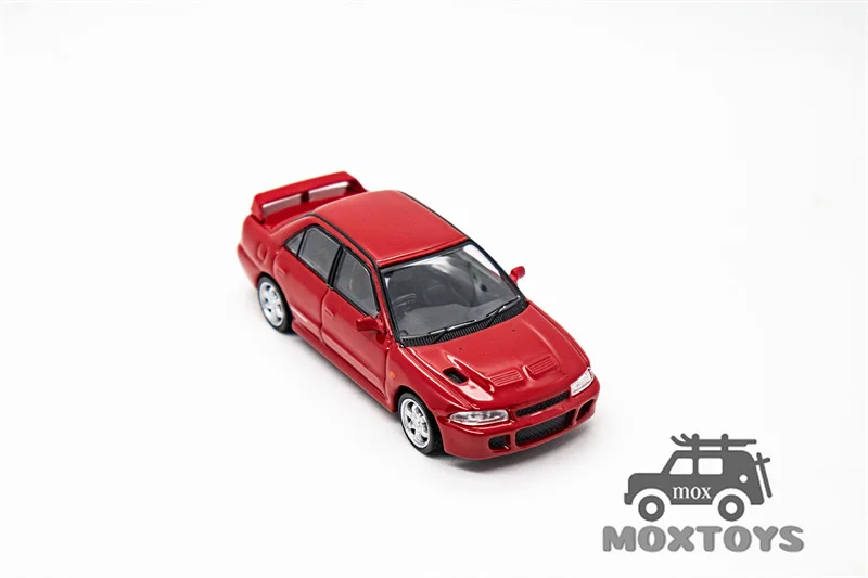 Tarmac Works 1:64 Lancer GSR Evolution Red Diecast Model Car