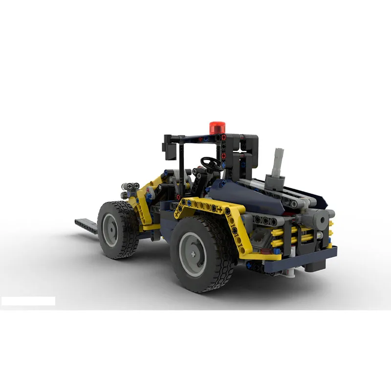 

MOC-26208 Классическая новая модель строительного блока с колесным погрузчиком, 530 шт., игрушка-конструктор на день рождения, подарок для мальчиков и детей