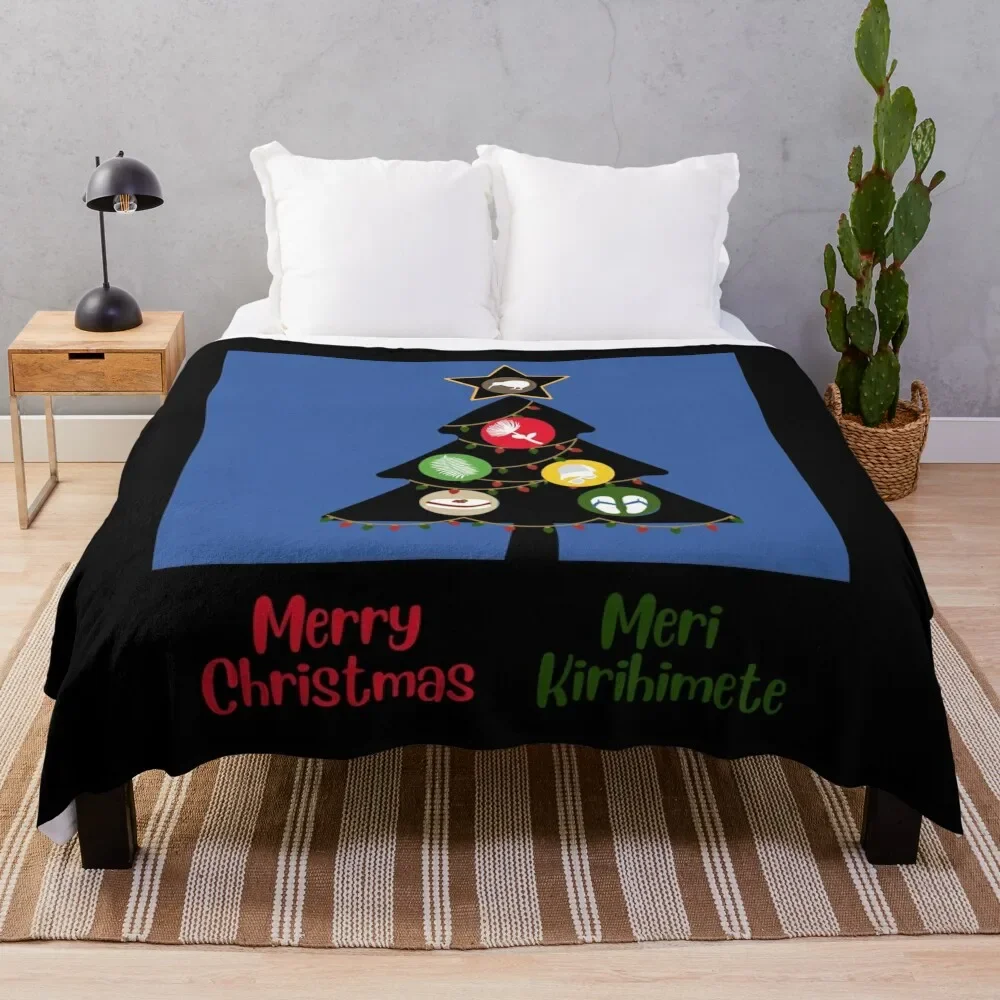 

A Kiwi Merry Christmas! Throw Blanket Hair Summer Beddings Sofas Blankets For Sofas Blankets