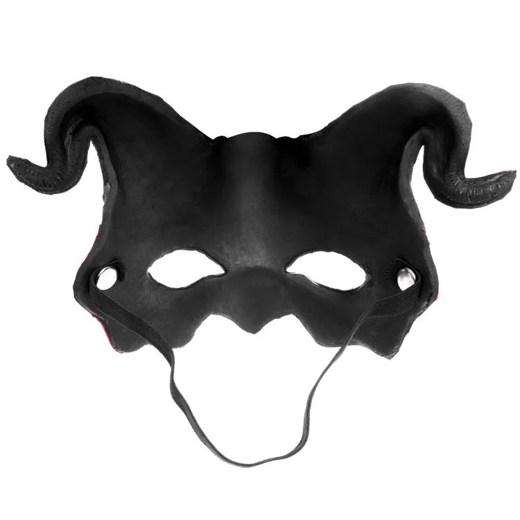 Demi-Masque Démon à Cornes – Masque d'Horreur – photo 8