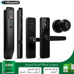 From SA Fast shipping Cerradura Intelige Waterproof Tuya Biometric Fingerprint Password ElectronicSecurity Intelligent door lock