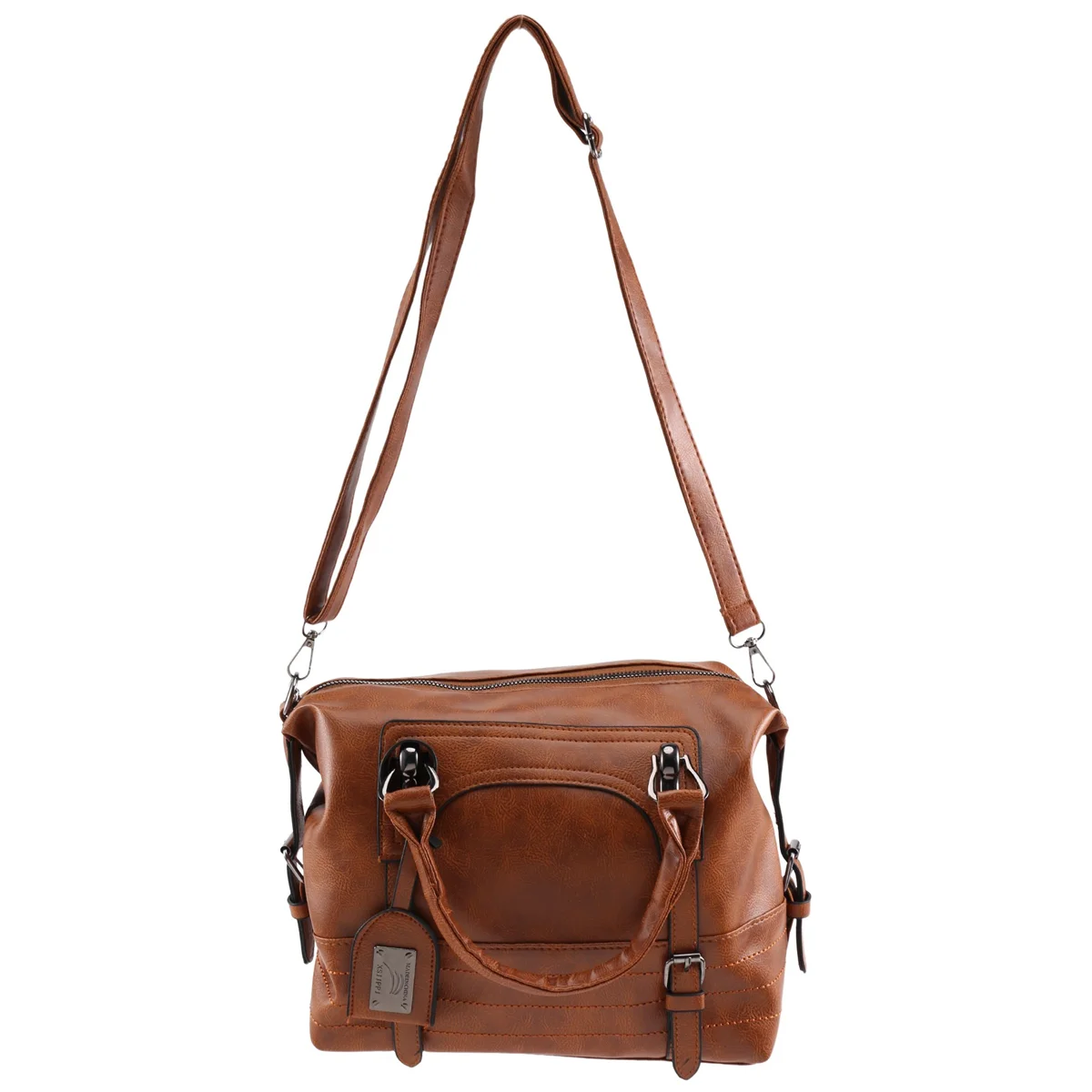 Women Leather Fashion Ladies Messenger Handbag Shoulder Bag Tote Satchel Purse Brown