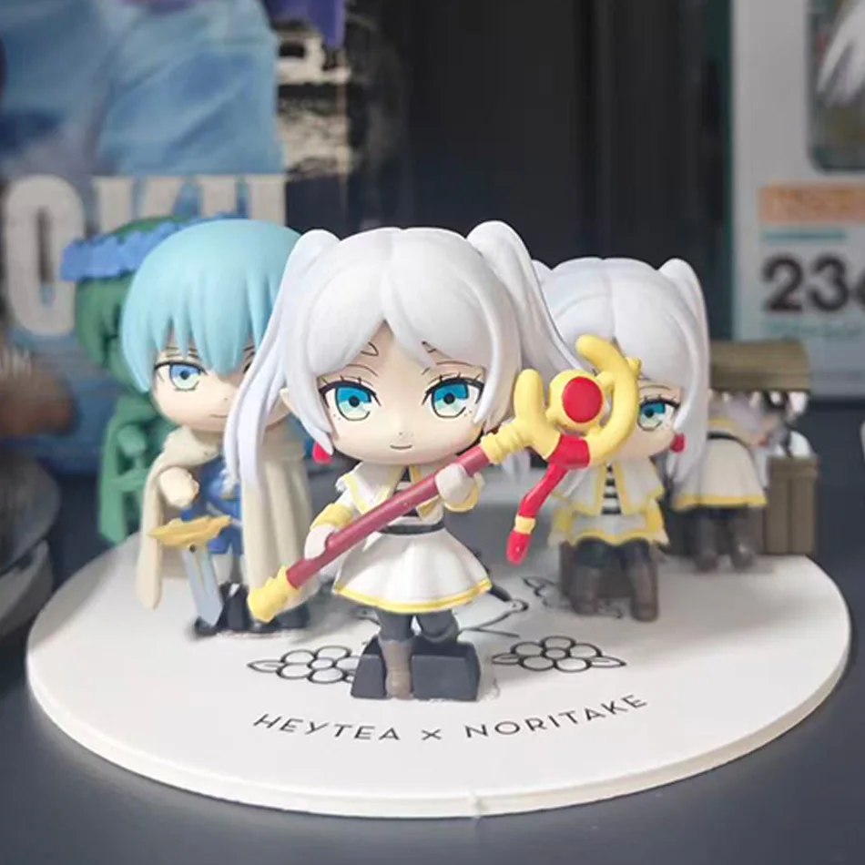4pcs Frieren: Beyond Journey's End Anime Figure Sitting Fern Action Figures Frieren Noodle Stopper Figure Model Toys view 3