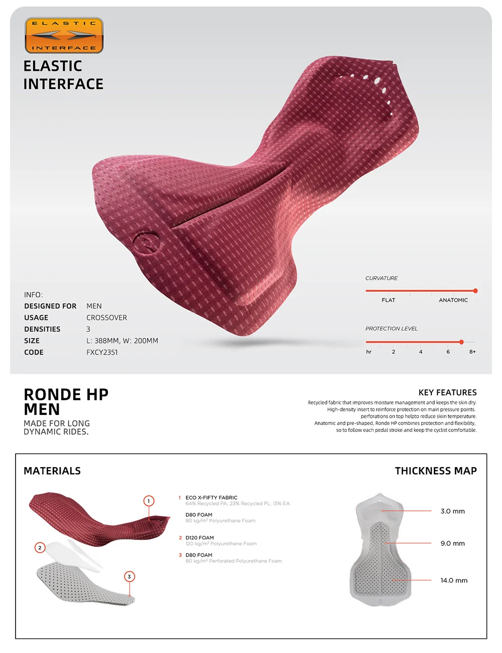 Cheji Herren-Radlerhose mit Trägern – Detail 4