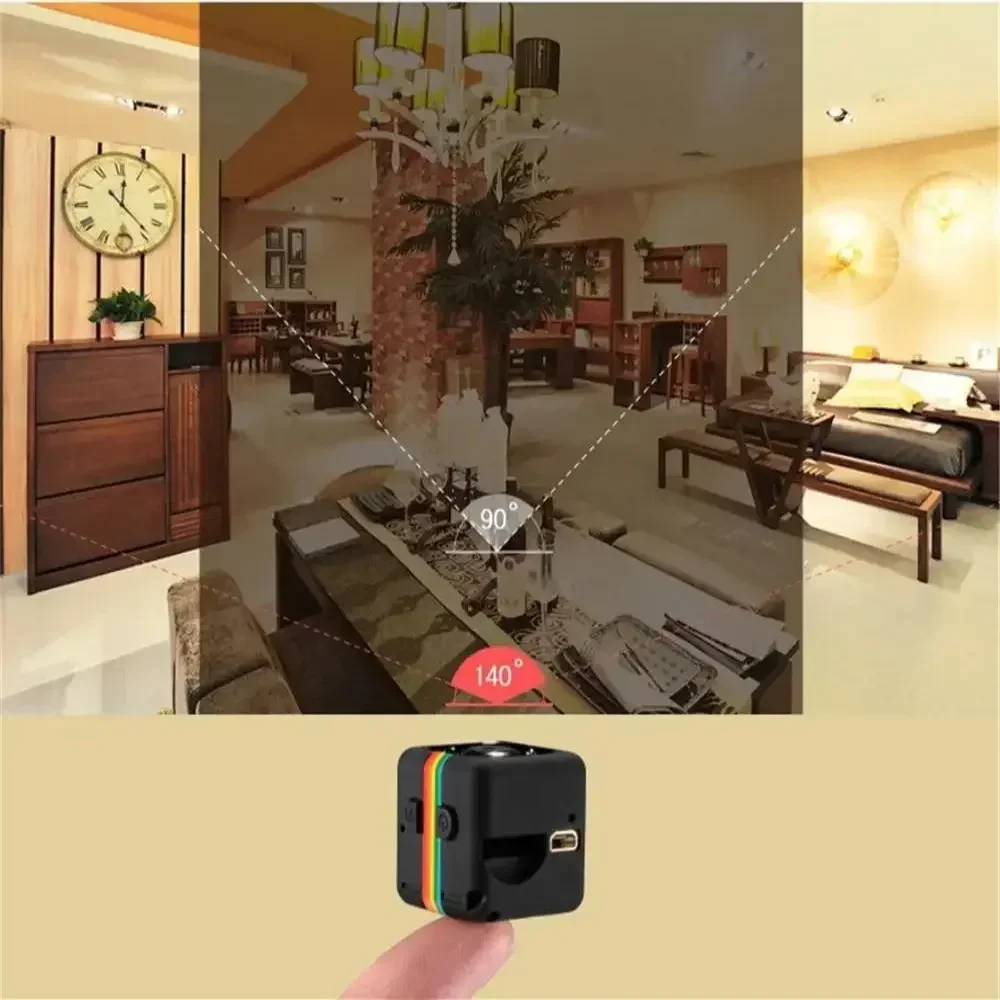 Mini Camera HD 1080P Portable Small Nanny Cam Video Voice Recorder Indoor Covert Security Camera for Home and Office image 2