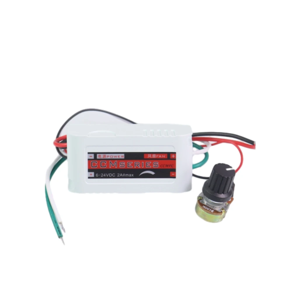 

DC Motor Governor DC5V/12V/24V 1A PWM Adjustable Motor Speed Controller Motor Speed Regulator for Brushless Fan/LED/Water Pump