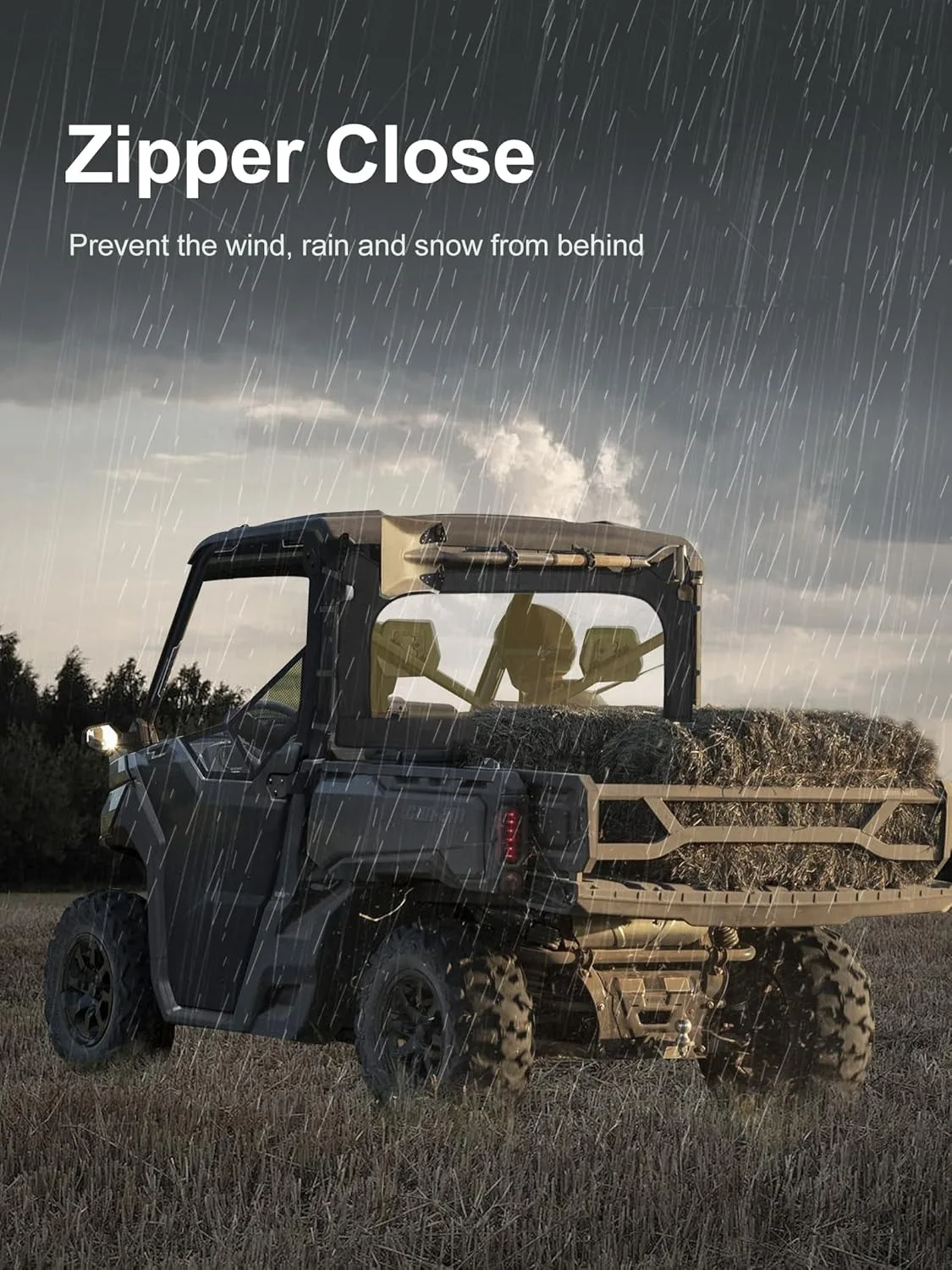 For Can-Am Defender HD 5 7 8 9 10 HD5 HD7 HD8 HD8 HD9 HD10 Max DPS XT 6x6 UTV PVC Soft Rear Full Dustproof Windshield