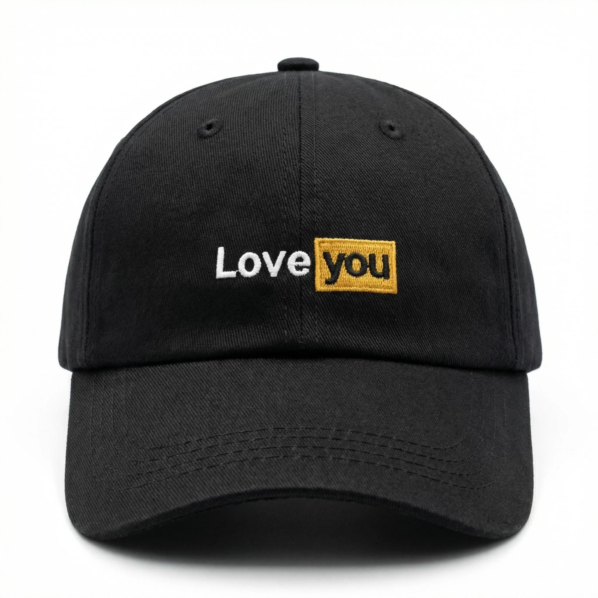 Love You Snapback Cap Cotton Baseball Cap For Men Women Adju