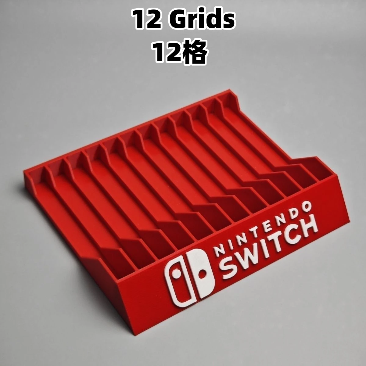 Neue Spielkartenhülle für Switch, Desktop-Kartenbox-Halter, Aufbewahrungshalterung für Spieldiscs und Kassetten, Aufbewahrungsbox mit 8 und 12 Fächern