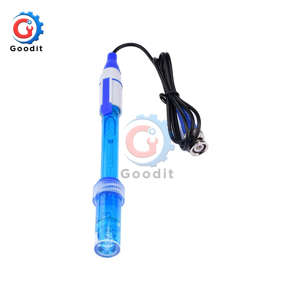 High Quality PH Electrode Probe BNC Connector for Aquarium PH Controller Meter Sensor Refillable PH Electrode Probe PH Tester