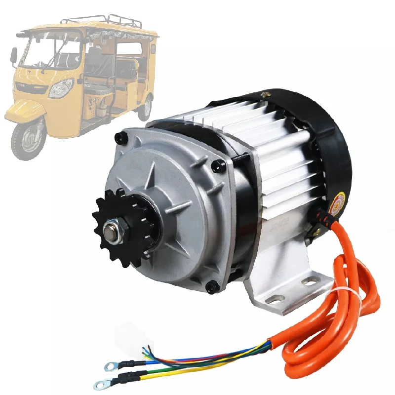 48V 550W DC Brushless  Motor Electric Rickshaw High Torque Human Tricycle Electric Square Wave Motor Conversion Kit