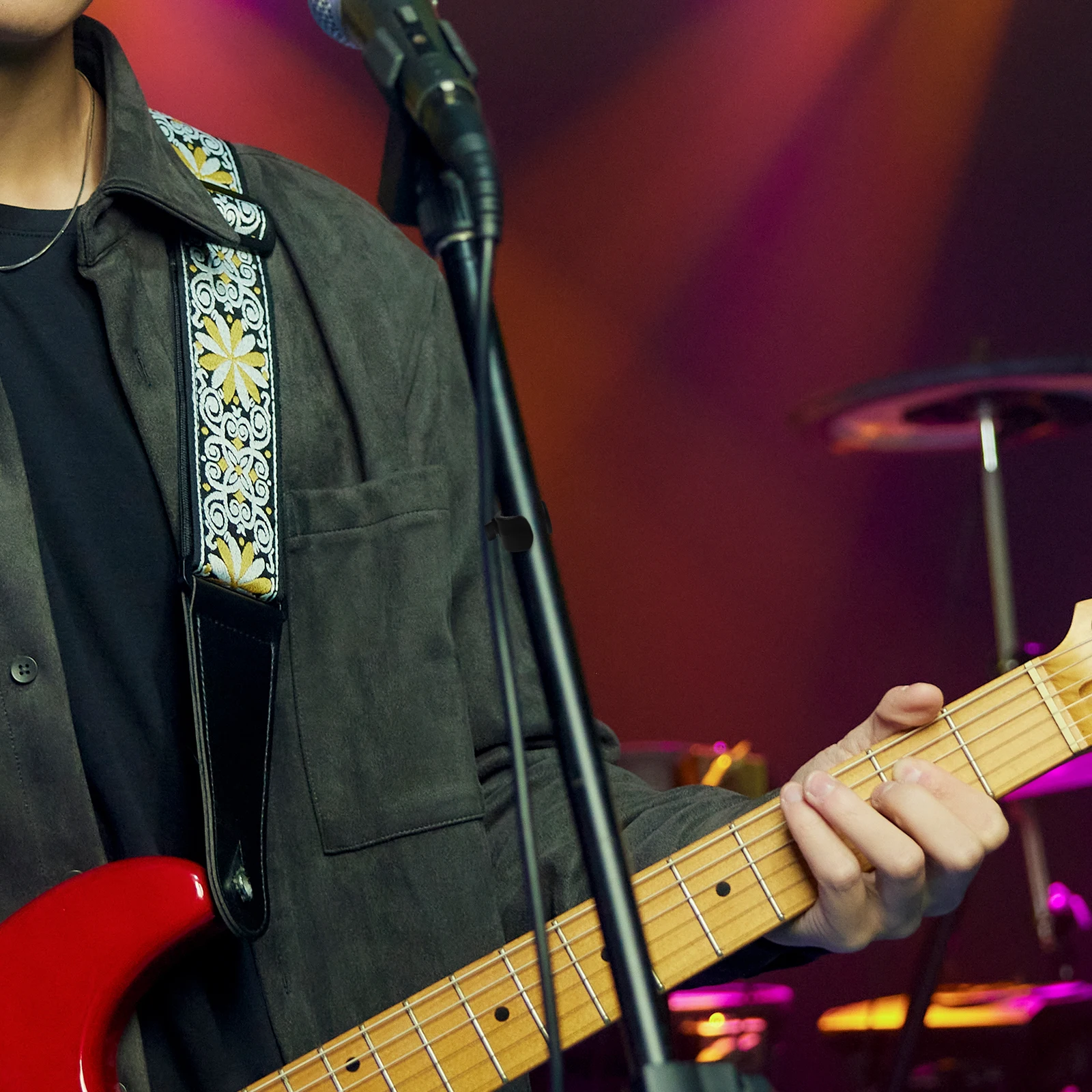 

20Pcs Cable Clip Plastic Mic Stand Cable Holder Pole Mount Clamp Cord Organizer for Wire Management Mic Stand Arm Clip