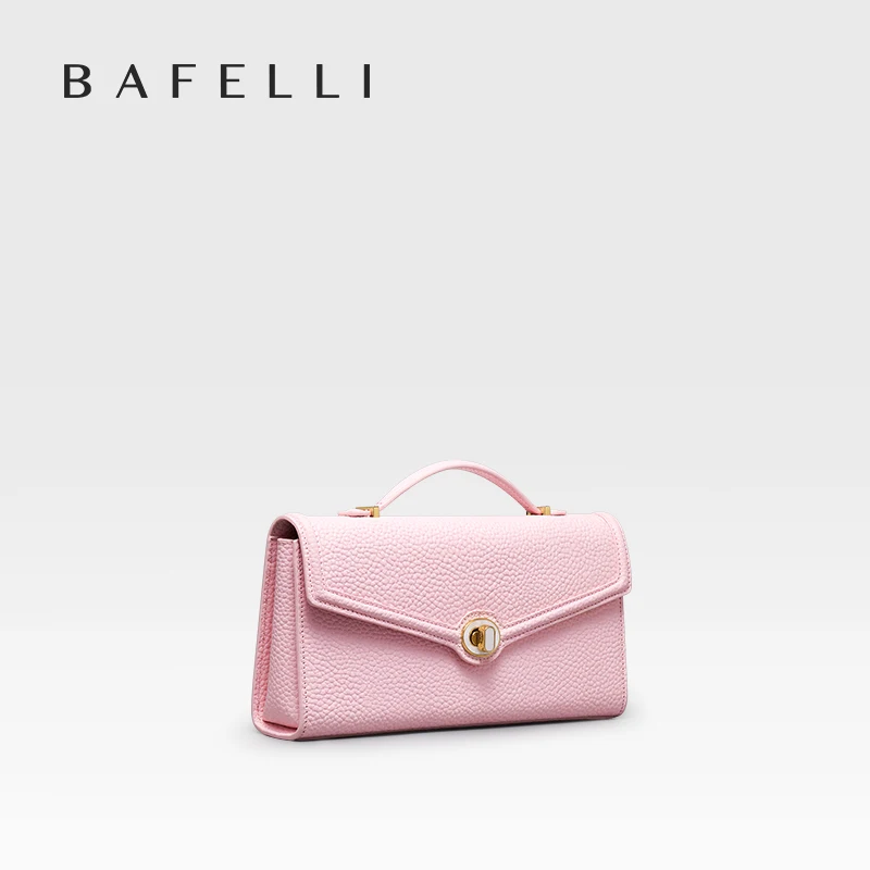 BAFELLI 2024 NEW WOMEN\'S HANDBAG LEATHER WALLET PARTY SHOULDER DRESS PURSE LUXURY DESIGNER BRAND FEMALE EVENING BAGS CLUTCHES